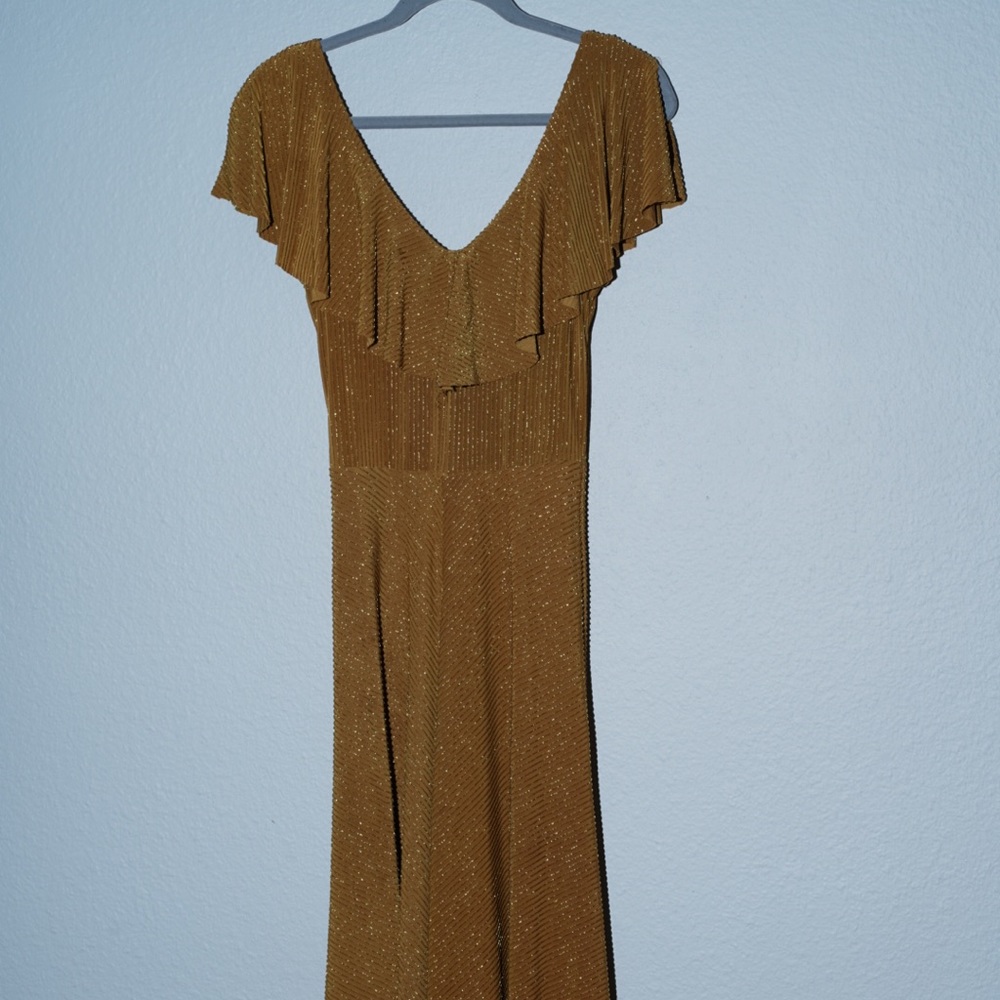 Sparkly gold dress